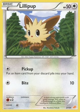 Lillipup (27/30) [Black & White: Trainer Kit - Excadrill] | Rock City Comics