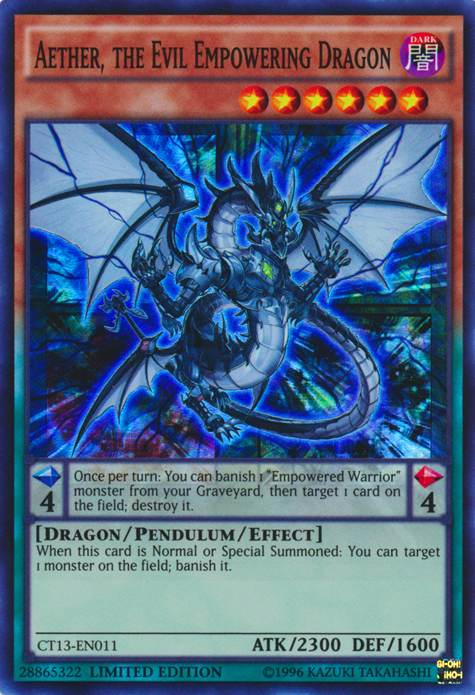 Aether, the Evil Empowering Dragon [CT13-EN011] Super Rare | Rock City Comics