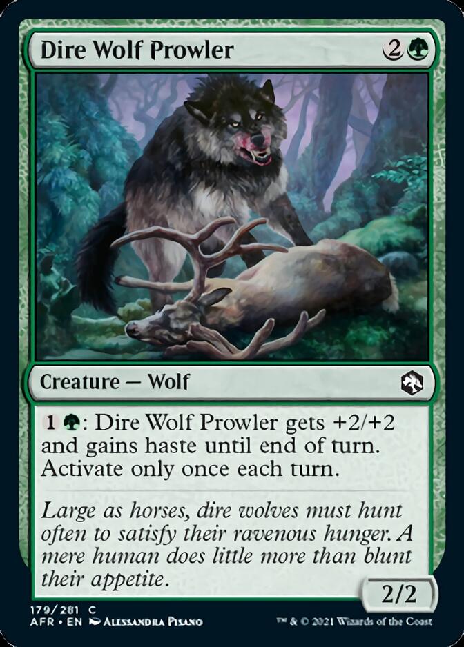 Dire Wolf Prowler [Dungeons & Dragons: Adventures in the Forgotten Realms] | Rock City Comics