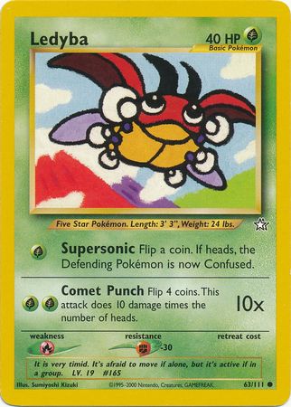 Ledyba (63/111) [Neo Genesis Unlimited] | Rock City Comics