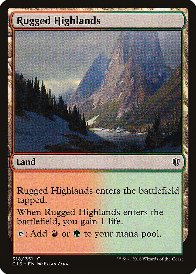 Rugged Highlands [Commander 2016] | Rock City Comics