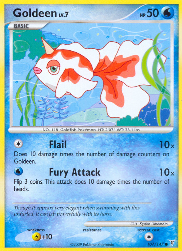 Goldeen (107/147) [Platinum: Supreme Victors] | Rock City Comics