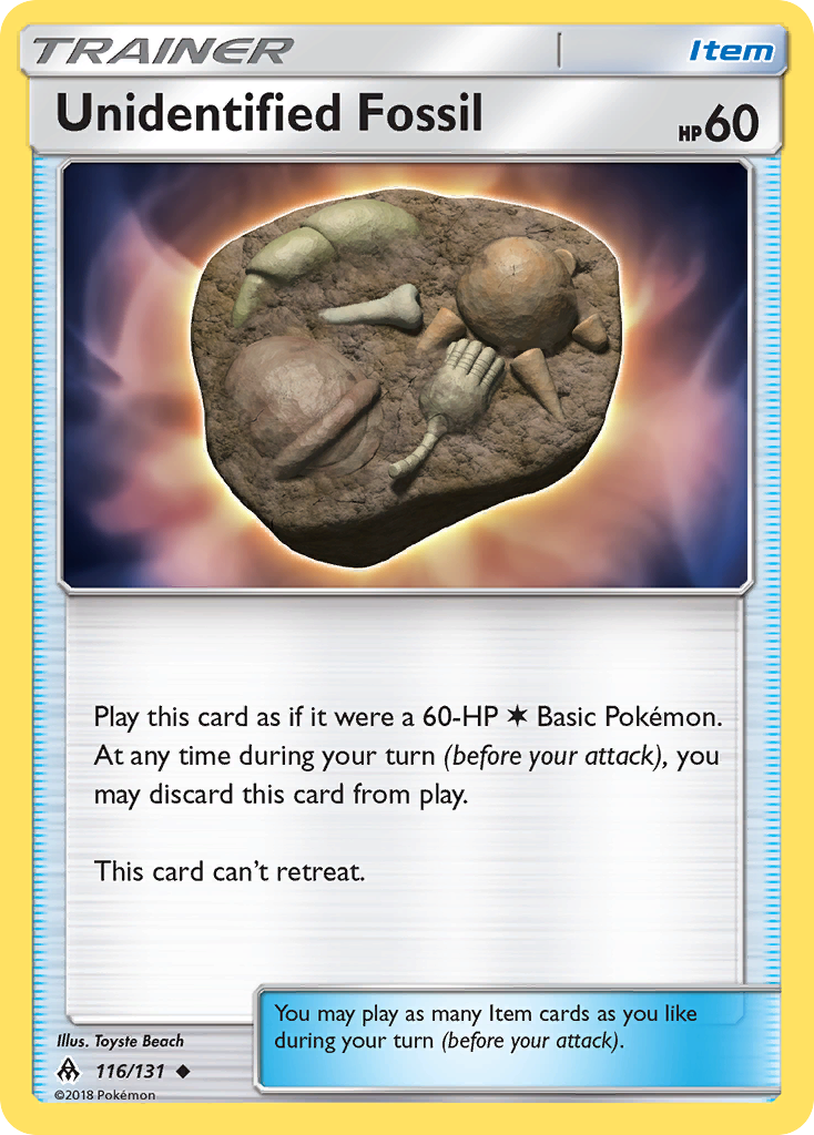 Unidentified Fossil (116/131) [Sun & Moon: Forbidden Light] | Rock City Comics