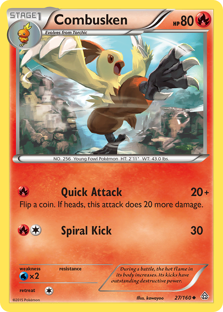 Combusken (27/160) [XY: Primal Clash] | Rock City Comics