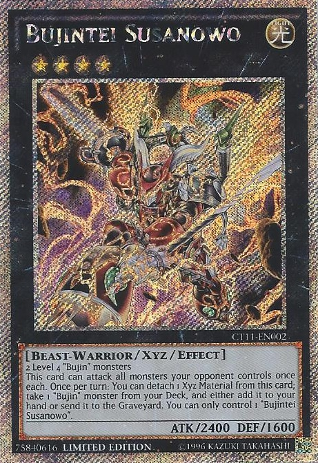 Bujintei Susanowo [CT11-EN002] Secret Rare | Rock City Comics