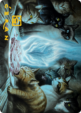 Can't Stay Away Art Card (Gold-Stamped Signature) [Innistrad: Midnight Hunt Art Series] | Rock City Comics