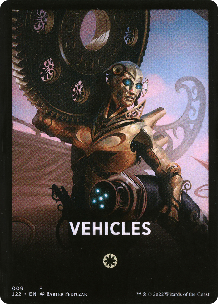 Vehicles Theme Card [Jumpstart 2022 Front Cards] | Rock City Comics