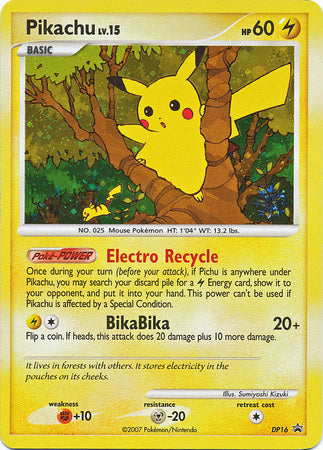 Pikachu (DP16) [Countdown Calendar Promos] | Rock City Comics