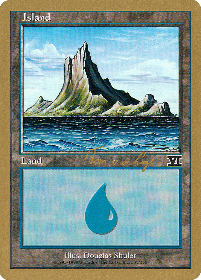 Island (tvdl335) (Tom van de Logt) [World Championship Decks 2000] | Rock City Comics