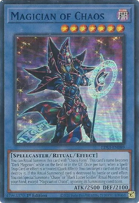 Magician of Chaos (Blue) [LDS3-EN089] Ultra Rare | Rock City Comics