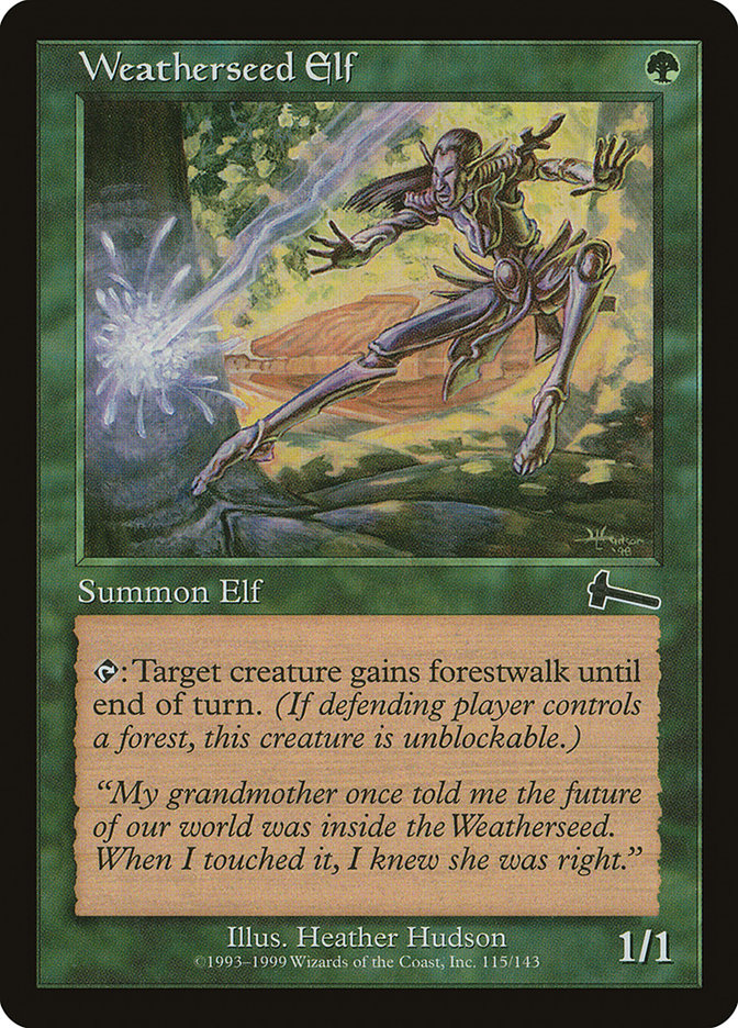 Weatherseed Elf [Urza's Legacy] | Rock City Comics