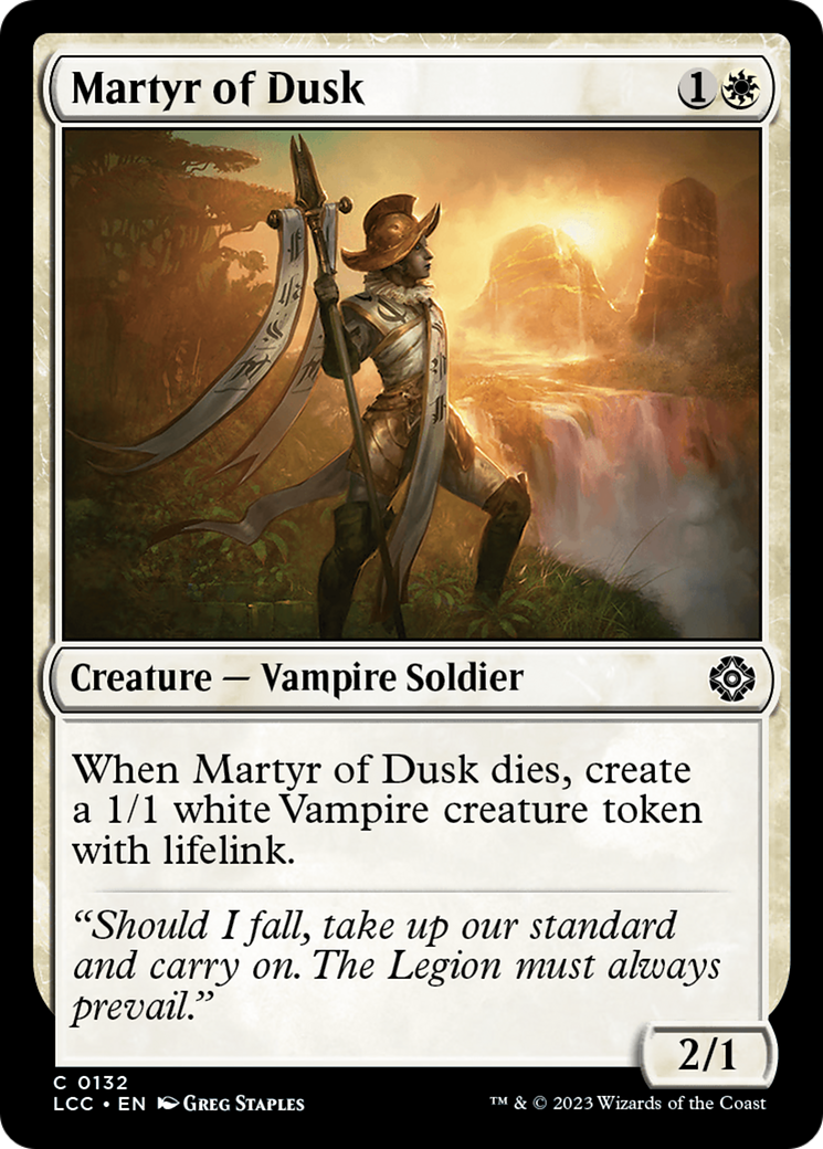 Martyr of Dusk [The Lost Caverns of Ixalan Commander] | Rock City Comics