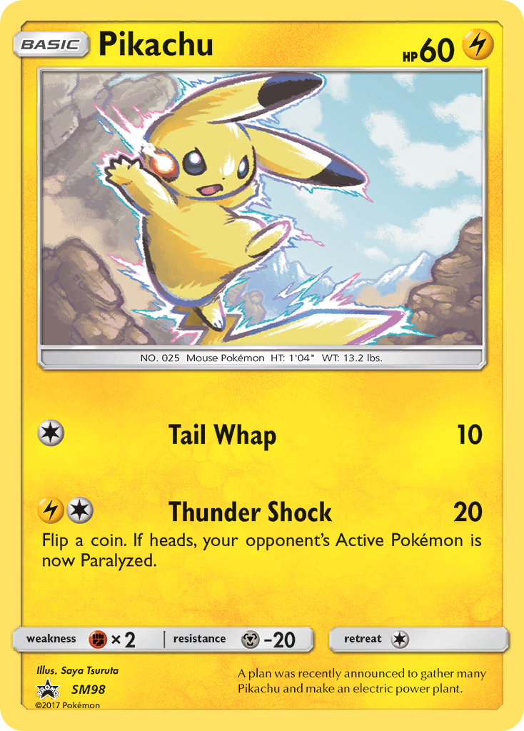 Pikachu (SM98) [Sun & Moon: Black Star Promos] | Rock City Comics