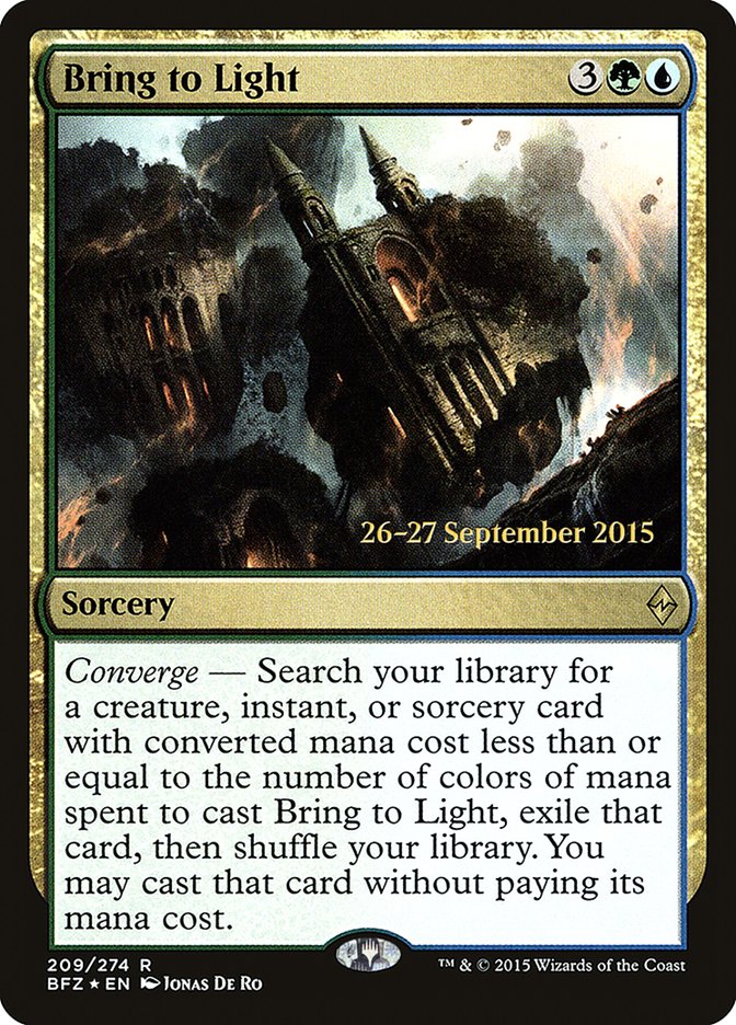 Bring to Light  [Battle for Zendikar Prerelease Promos] | Rock City Comics