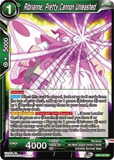 Ribrianne, Pretty Cannon Unleashed (EB1-033) [Battle Evolution Booster] | Rock City Comics