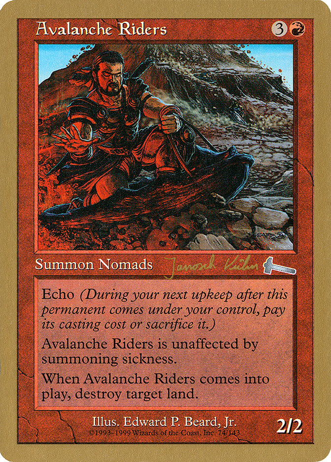 Avalanche Riders (Janosch Kuhn) [World Championship Decks 2000] | Rock City Comics