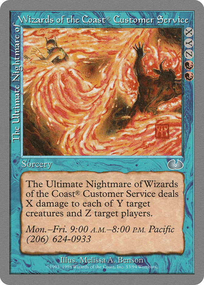 The Ultimate Nightmare of Wizards of the Coast® Customer Service [Unglued] | Rock City Comics