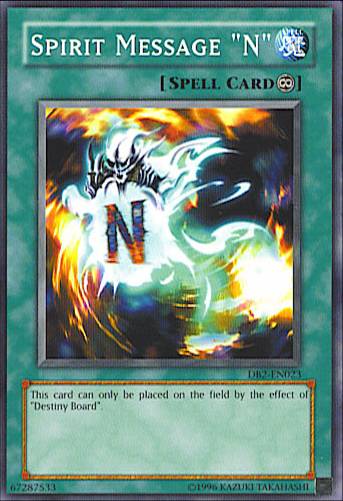 Spirit Message "N" [DB2-EN023] Common | Rock City Comics