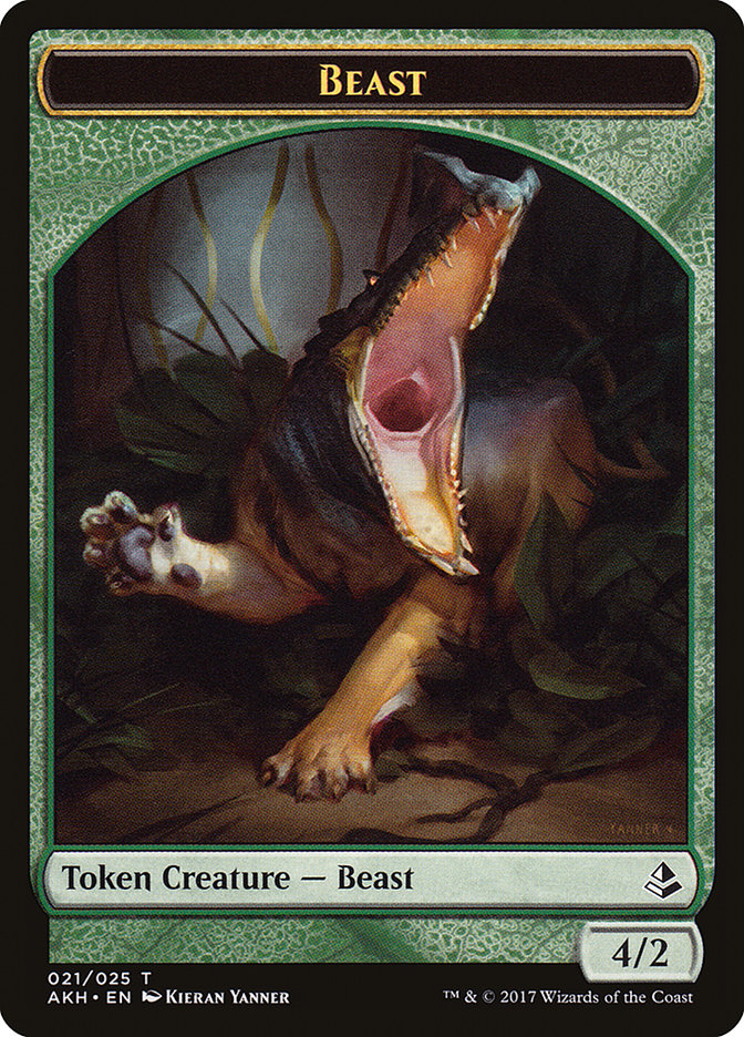 Beast [Amonkhet Tokens] | Rock City Comics