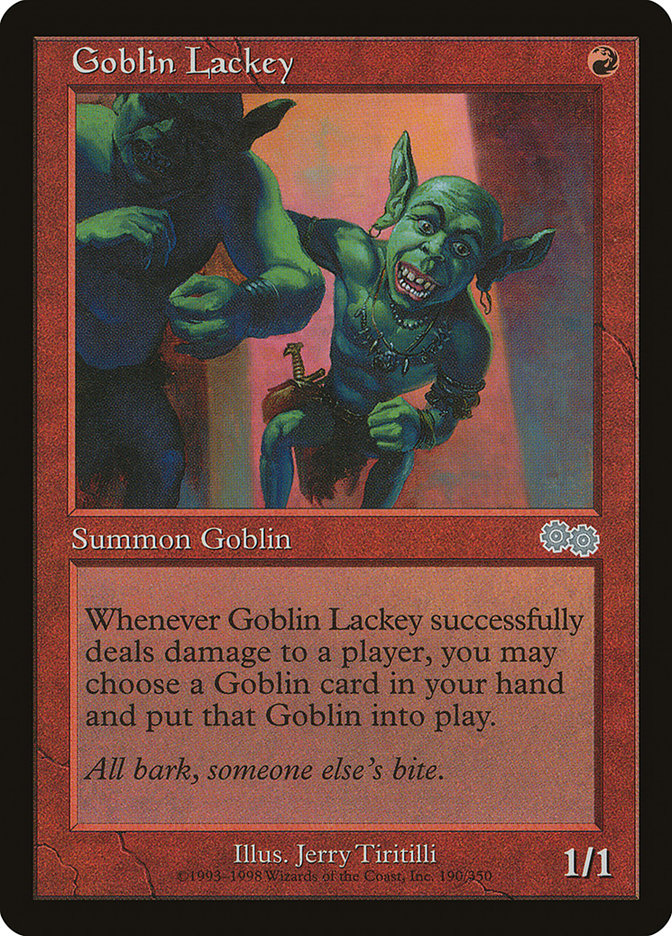 Goblin Lackey [Urza's Saga] | Rock City Comics