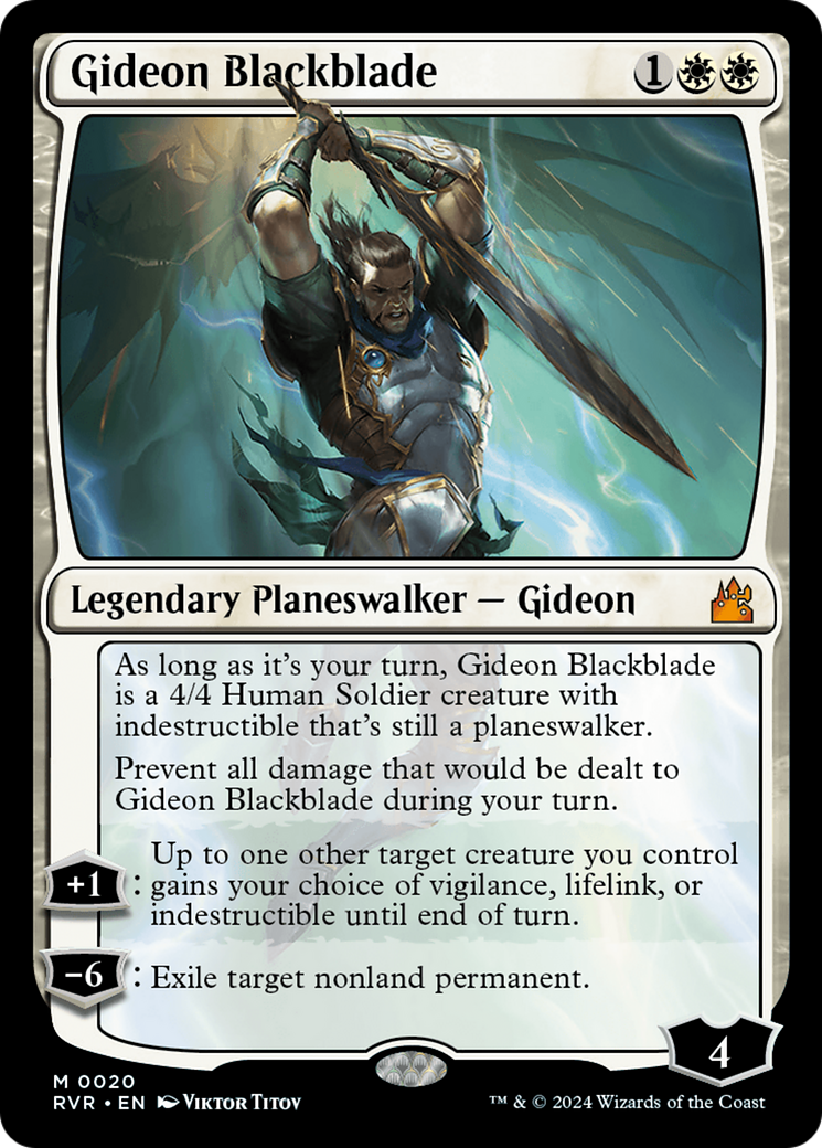 Gideon Blackblade [Ravnica Remastered] | Rock City Comics