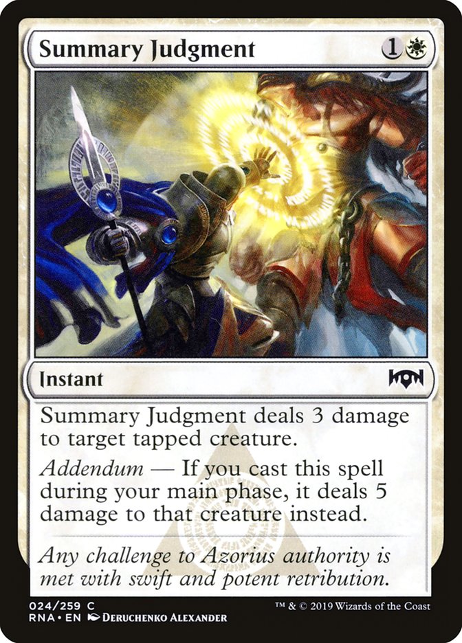 Summary Judgment [Ravnica Allegiance] | Rock City Comics