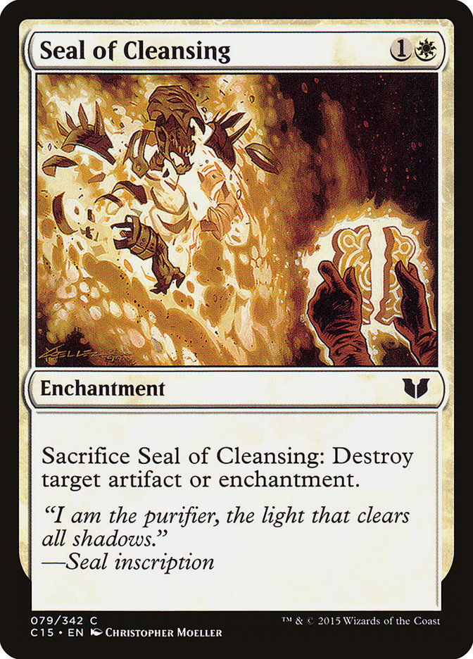 Seal of Cleansing [Commander 2015] | Rock City Comics