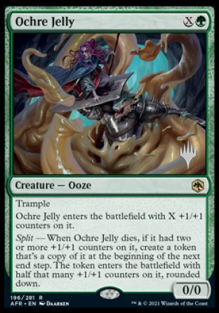 Ochre Jelly (Promo Pack) [Dungeons & Dragons: Adventures in the Forgotten Realms Promos] | Rock City Comics