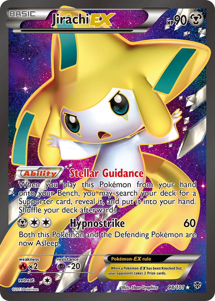 Jirachi EX (98/101) [Black & White: Plasma Blast] | Rock City Comics