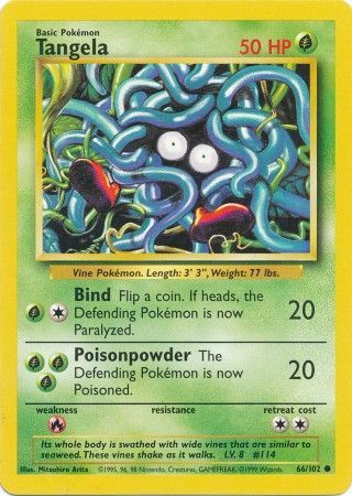 Tangela (66/102) [Base Set Unlimited] | Rock City Comics