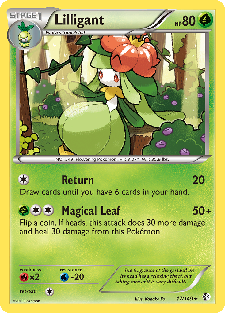 Lilligant (17/149) [Black & White: Boundaries Crossed] | Rock City Comics