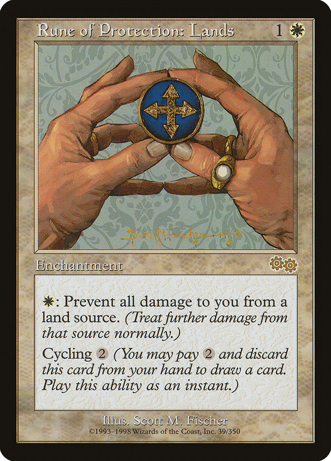 Rune of Protection: Lands [Urza's Saga] | Rock City Comics
