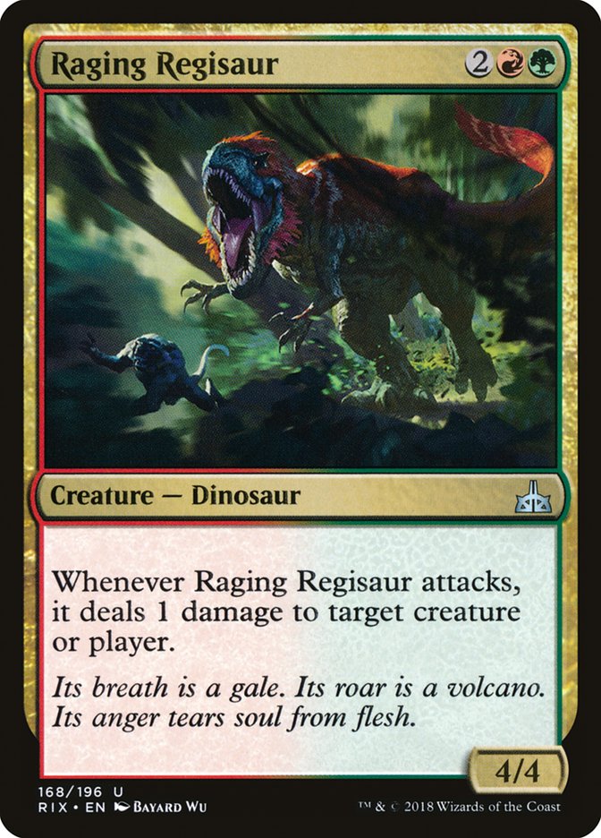 Raging Regisaur [Rivals of Ixalan] | Rock City Comics