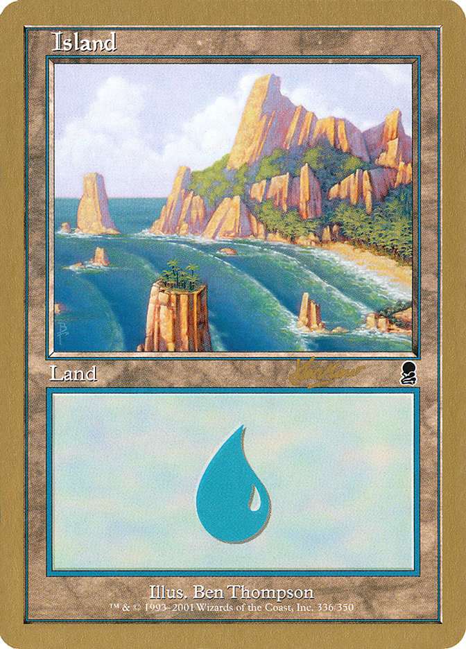 Island (shh336a) (Sim Han How) [World Championship Decks 2002] | Rock City Comics