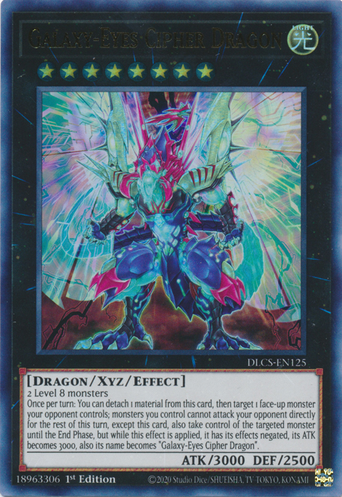 Galaxy-Eyes Cipher Dragon [DLCS-EN125] Ultra Rare | Rock City Comics