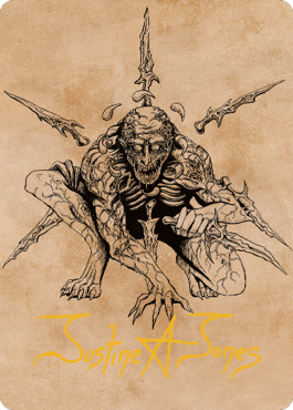 Bhaal, Lord of Murder Art Card (Gold-Stamped Signature) [Commander Legends: Battle for Baldur's Gate Art Series] | Rock City Comics