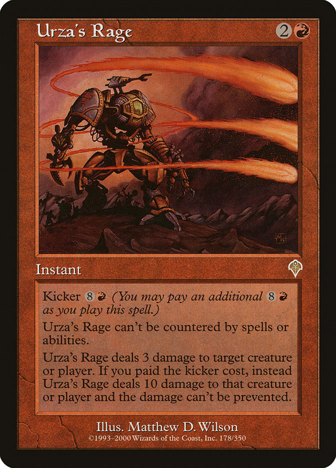 Urza's Rage [Invasion] | Rock City Comics