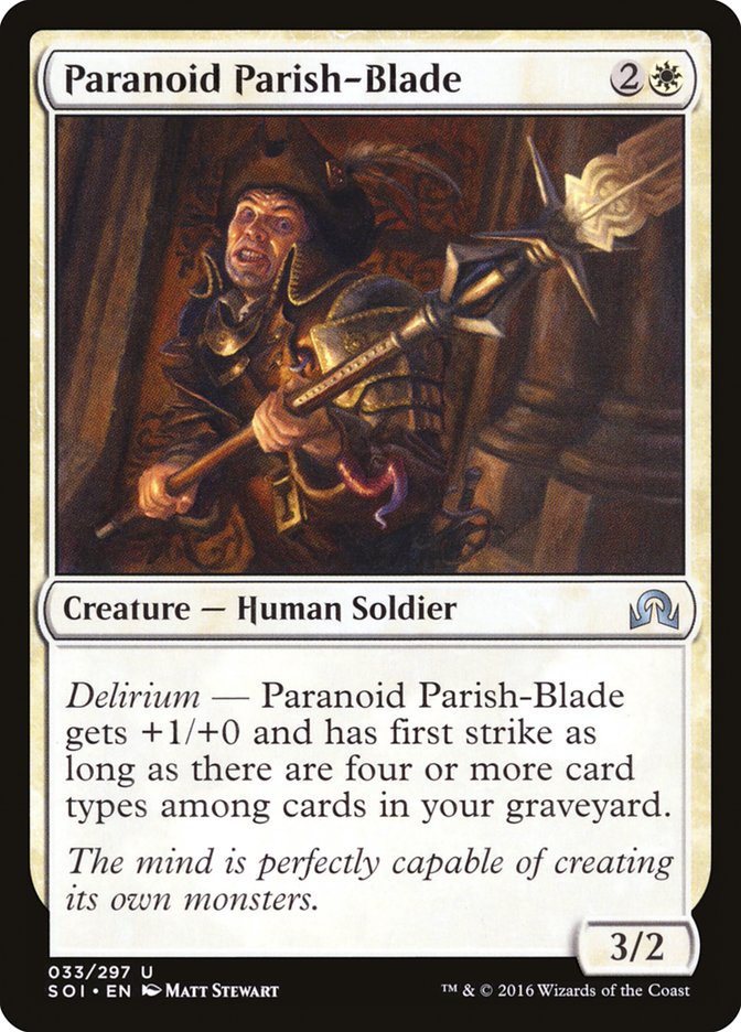 Paranoid Parish-Blade [Shadows over Innistrad] | Rock City Comics