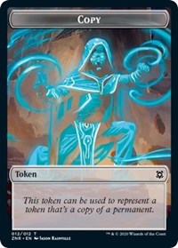 Copy // Illusion Double-sided Token [Zendikar Rising Tokens] | Rock City Comics