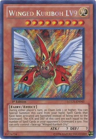 Winged Kuriboh LV9 [LCGX-EN043] Secret Rare | Rock City Comics