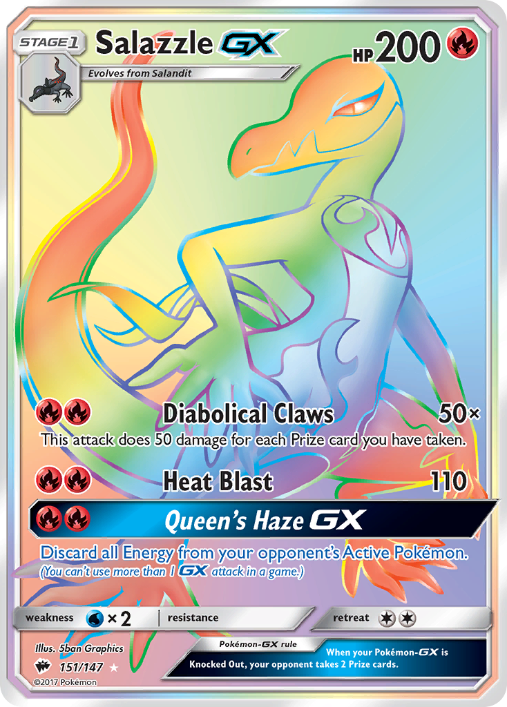 Salazzle GX (151/147) [Sun & Moon: Burning Shadows] | Rock City Comics