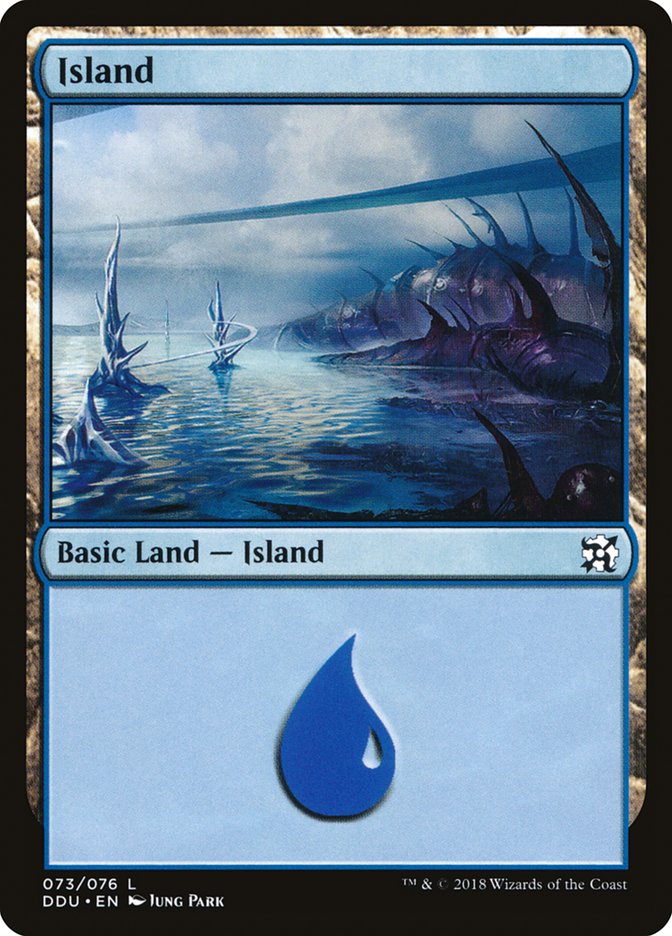 Island (73) [Duel Decks: Elves vs. Inventors] | Rock City Comics