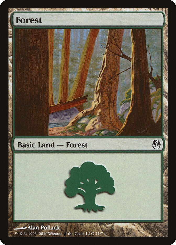 Forest (71) [Duel Decks: Phyrexia vs. the Coalition] | Rock City Comics