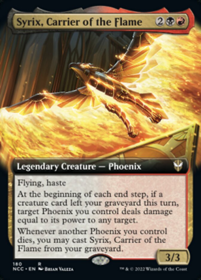 Syrix, Carrier of the Flame (Extended Art) [Streets of New Capenna Commander] | Rock City Comics