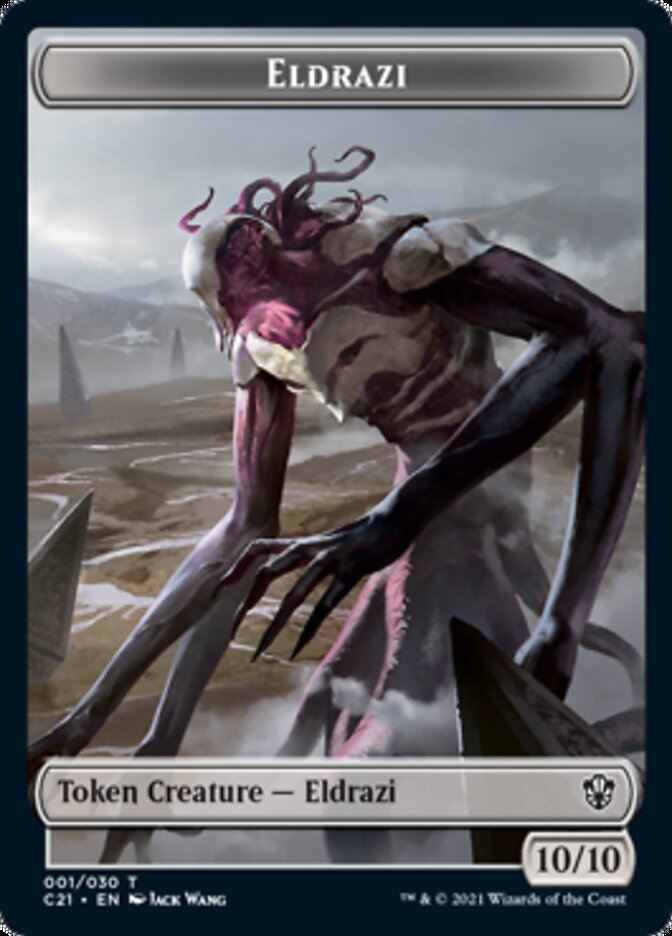 Eldrazi // Champion of Wits Token [Commander 2021 Tokens] | Rock City Comics