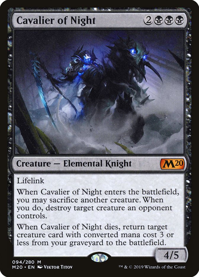 Cavalier of Night [Core Set 2020] | Rock City Comics