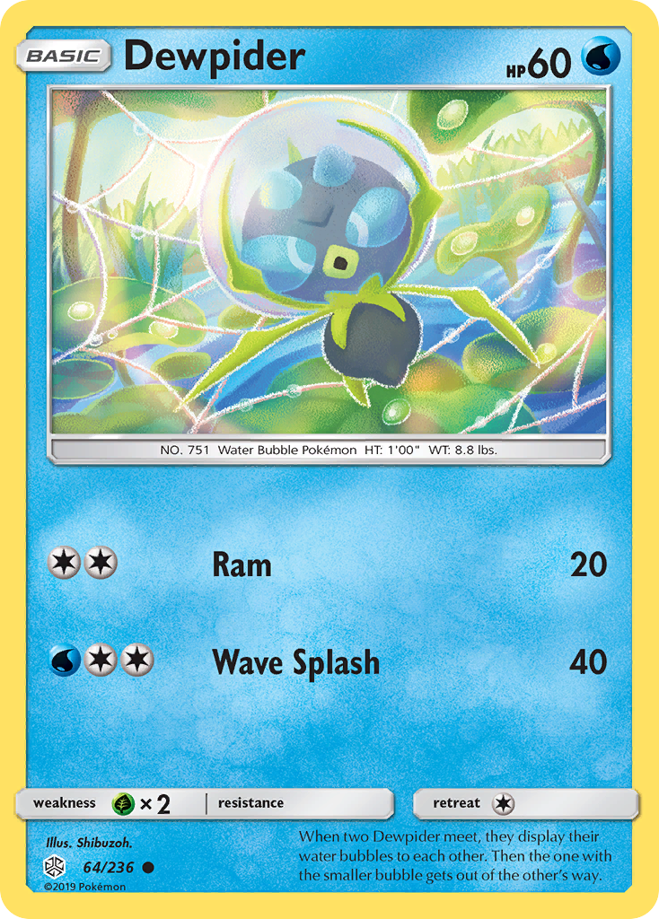 Dewpider (64/236) [Sun & Moon: Cosmic Eclipse] | Rock City Comics