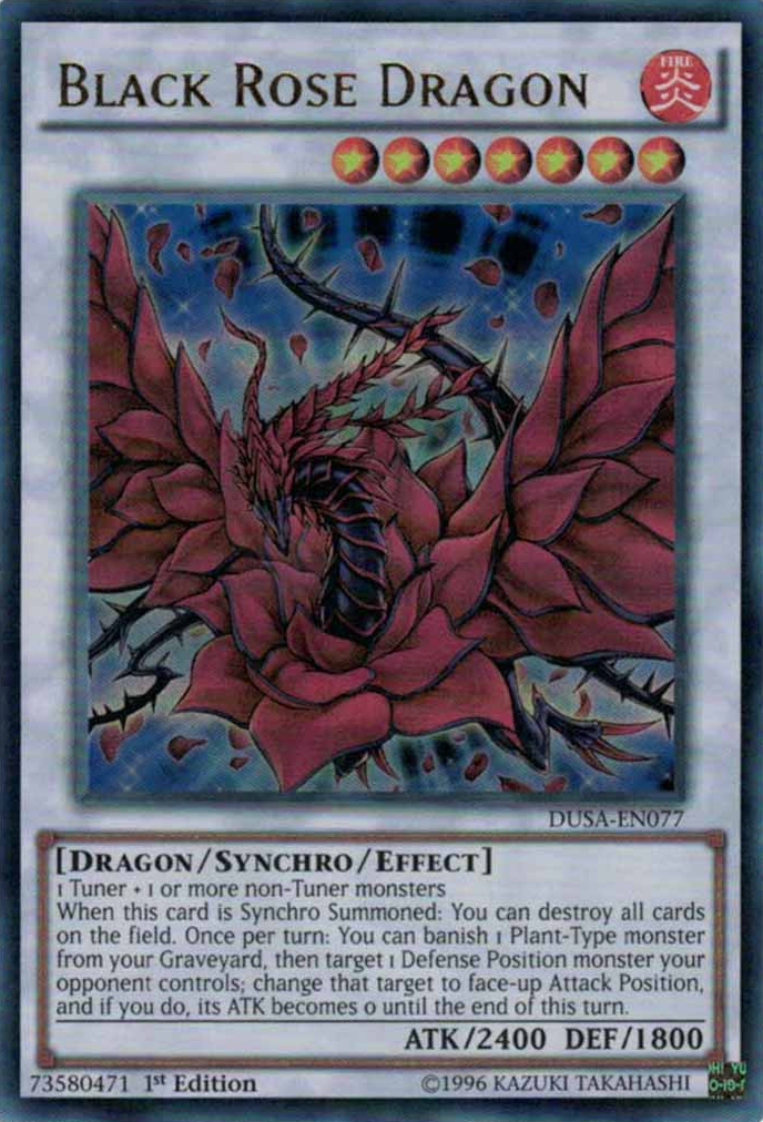 Black Rose Dragon [DUSA-EN077] Ultra Rare | Rock City Comics