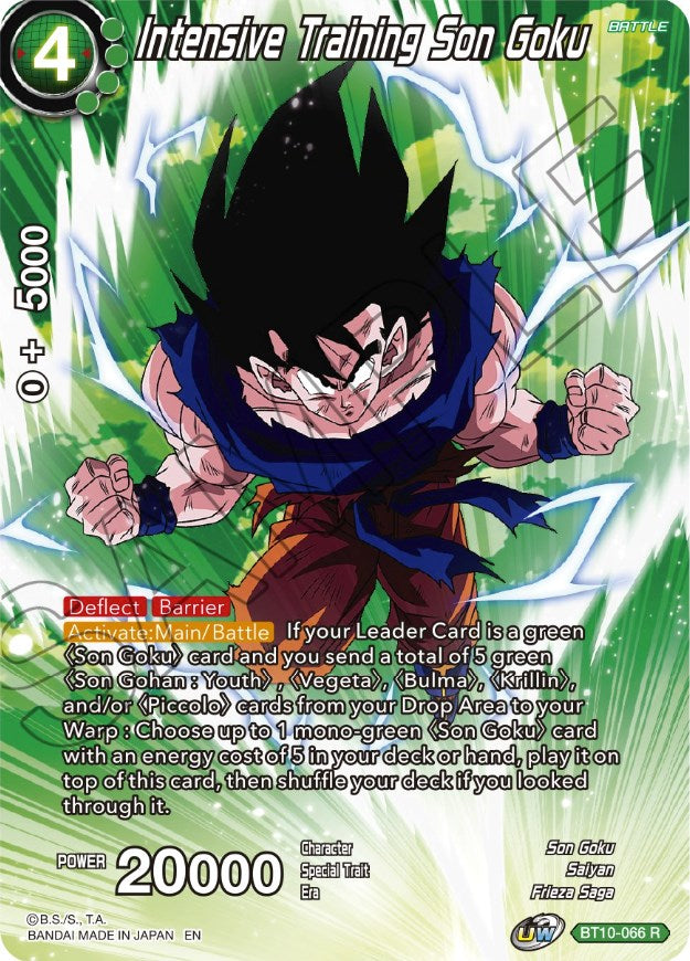 Intensive Training Son Goku (BT10-066) [Theme Selection: History of Son Goku] | Rock City Comics