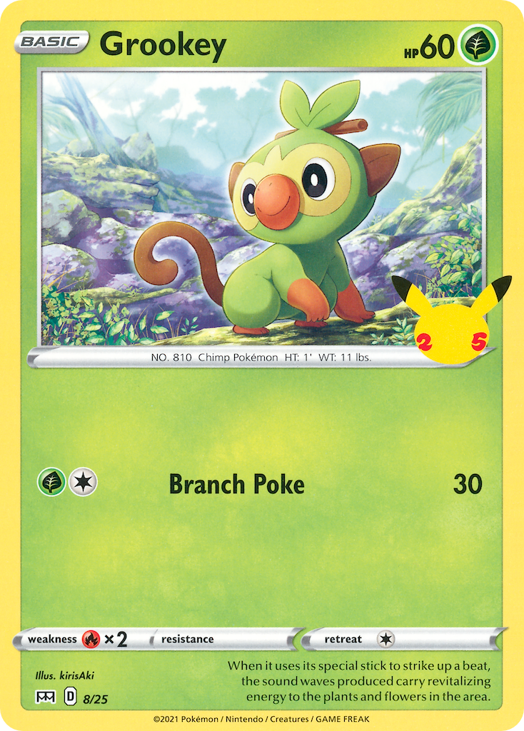 Grookey (8/25) [McDonald's 25th Anniversary] | Rock City Comics